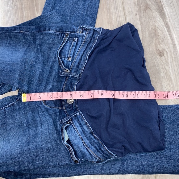 H&M Mama &Denim Straight High Rib Jeans Size 4 - Picture 7 of 8